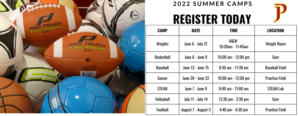 Summer Camp Registration Open