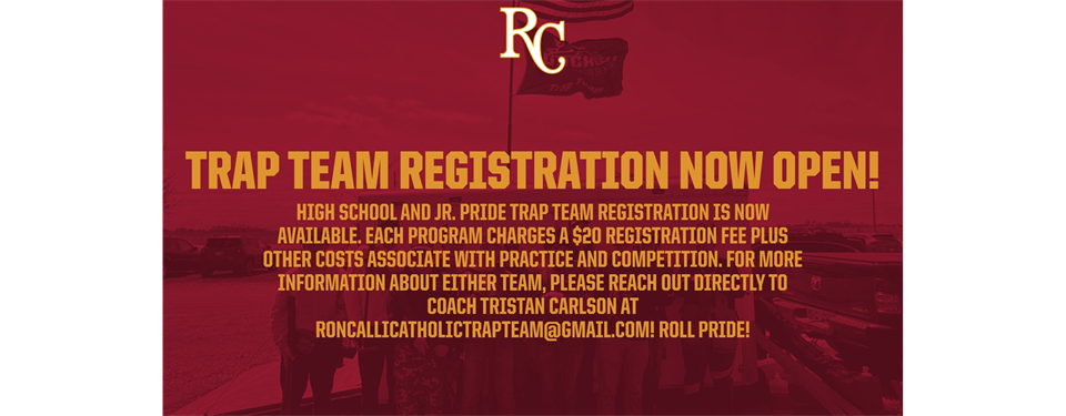 2026 Trap Team Registration is Here!